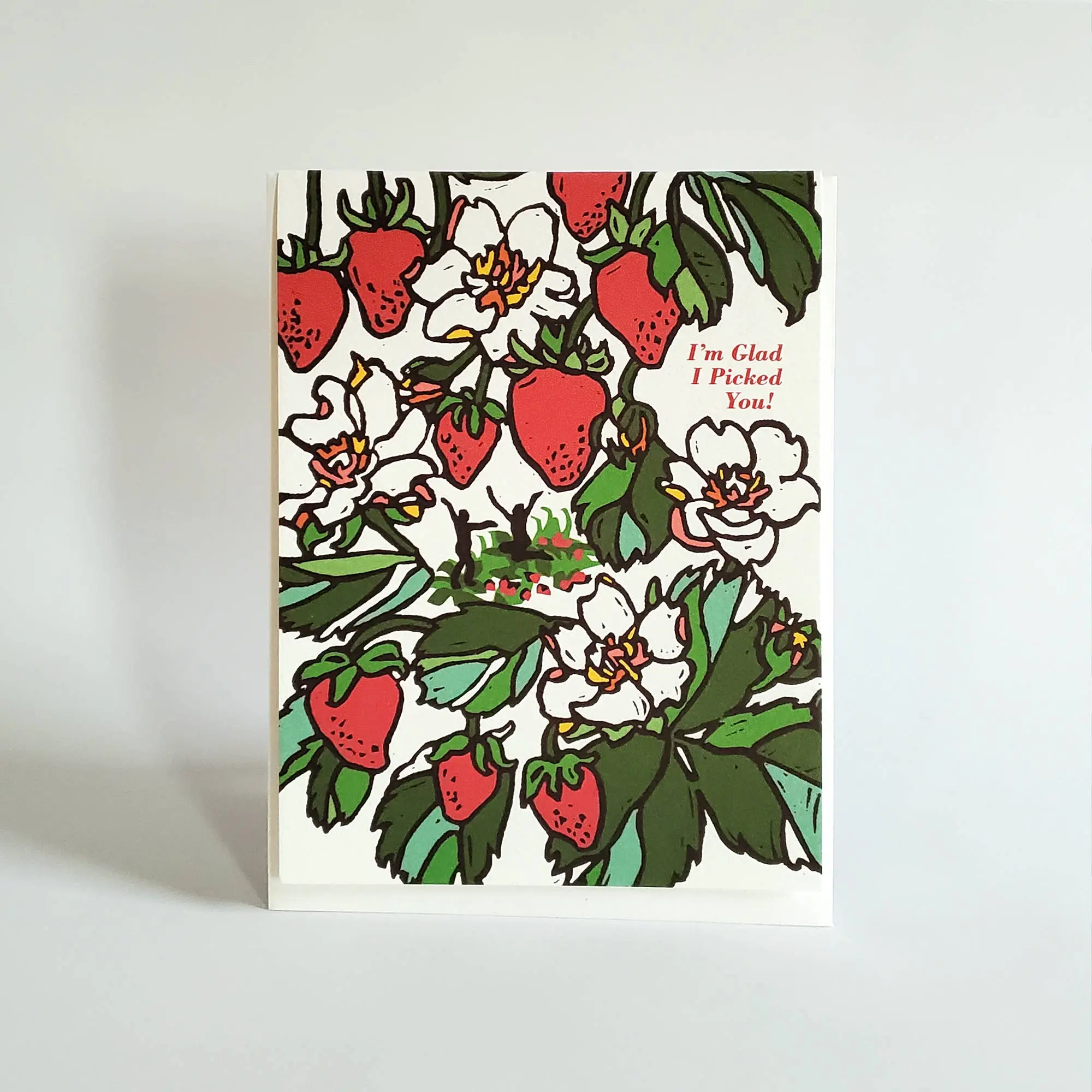 I'm Glad I Picked Valentines Love Greeting Card