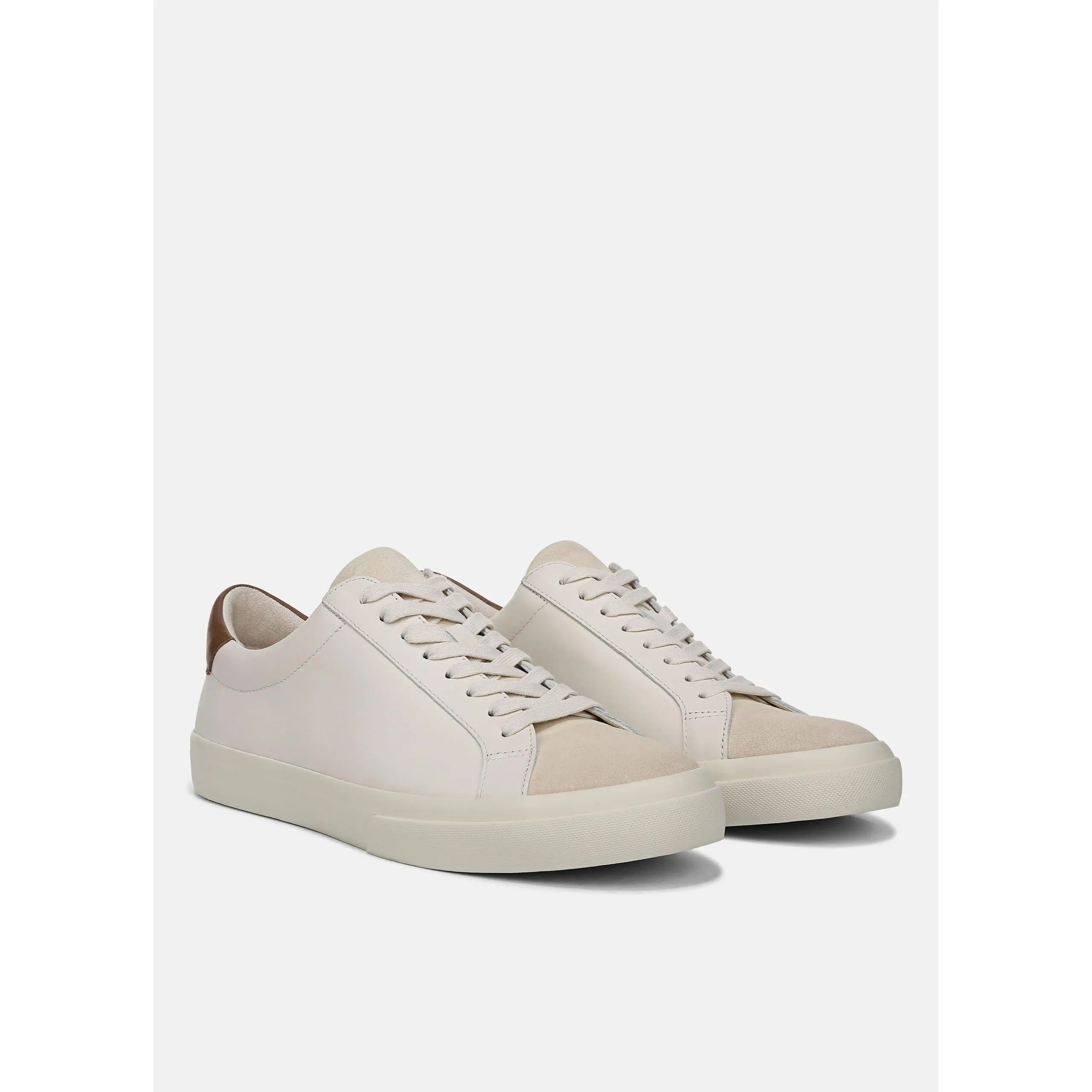 Vince Men's Fulton Leather Sneakers - Pebble White