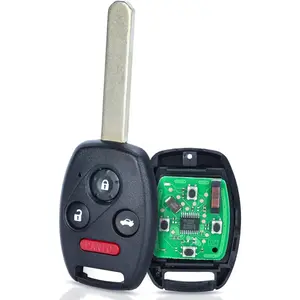 Key Fob Replacement for Honda Civic 2006 2007 2008 2009 2010 2011 2012 2013 N5F-S0084A Keyless Entry Remote Control Car Key 4 Buttons 313.8Mhz ID46 Chip 35111-SVA-306