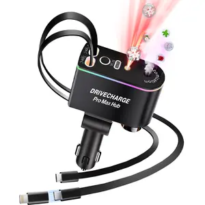 5-in-1 Smart Car Starlight Charger with Car Air Aromatherapy Diffuser-Free, Plant Extract Formula for Mothers and Youngsters, Vehicle & Travel, Features Intelligent Sensing & Atmosphere Lighting, Car Air Freshener Starlight Headliner Car Charger