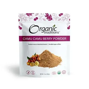 Organic Traditions Camu Camu Berry Powder Organic Superfood Great for Smoothies and More,100g/3.5oz Bag