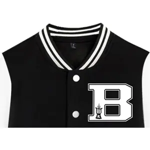 Men's Women's Varsity Baseball Jacket Letterman Bomber Jackets Unisex Casual Streetwear Coats Sport Tops