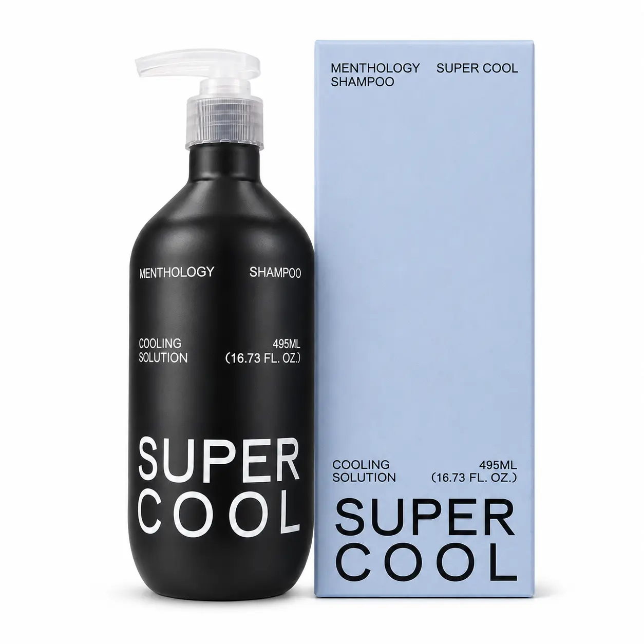 MENTHOLOGY Super Cool Shampoo 495ml Cooling Care Shampoo for Oily Hair Fresh Clean Feel