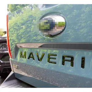 Raised Badges Fits 2022-2026 Ford Maverick Tailgate Letters ABS Plastic Insert Decals - Durable Raised Badge Kit