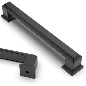 10-Piece Set Matte Kitchen Cabinet Handles, Fashionable 5-Inch Drawer Pulls, Durable Hardware for Modern Home Decor