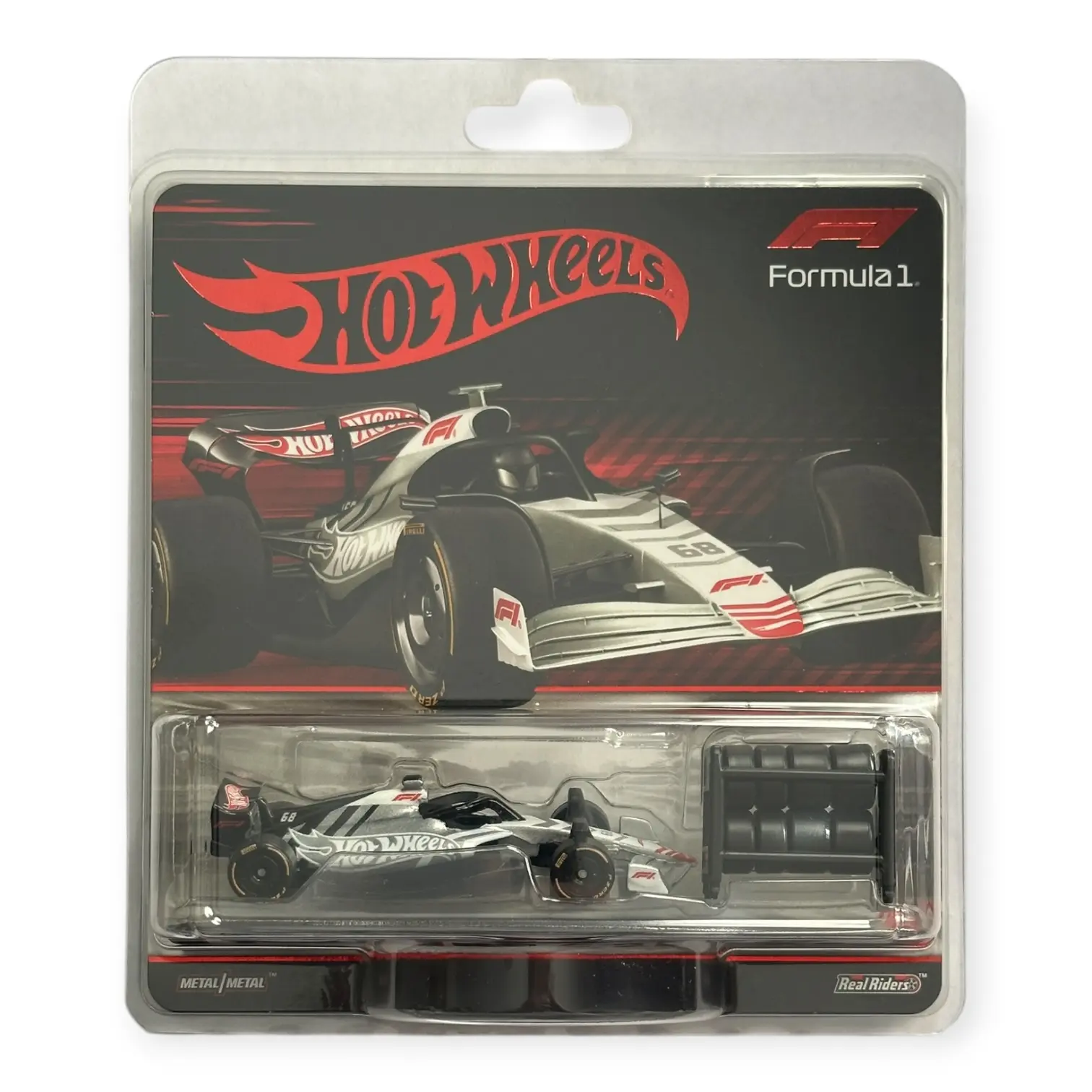 Hot Wheels RLC Collectible Diecast Formula 1 (F1) Car - Bespoke Wheels, Blister Card Art, Fullmetal Base for Collectibles Enthusiasts