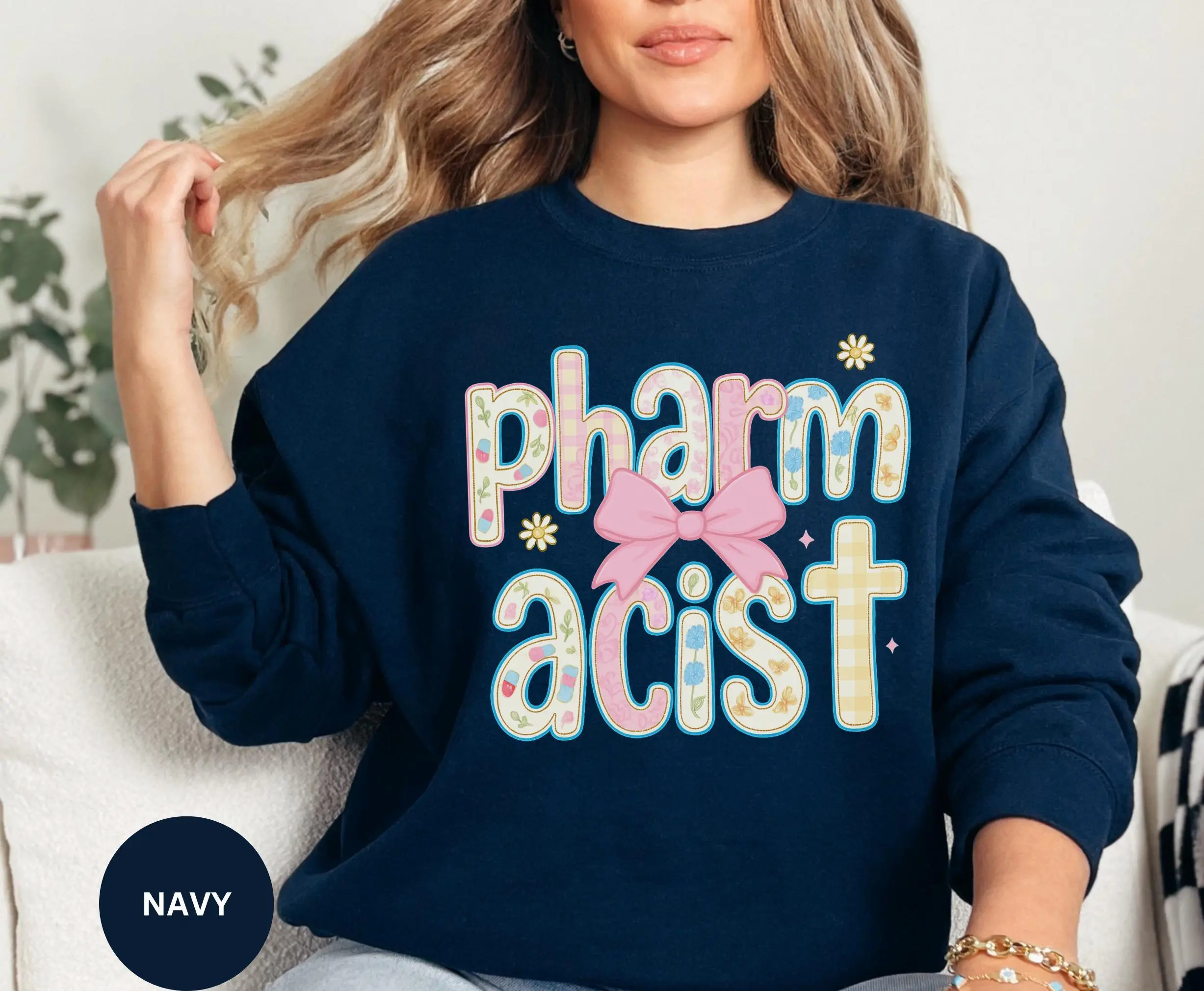 Pharmacy T-Shirt / Sweatshirt / Hoodie Pharmacy Tech, PharmD Pharmacist, Colleague Coworker Gift, Pharmacy Week Cotton Crewneck