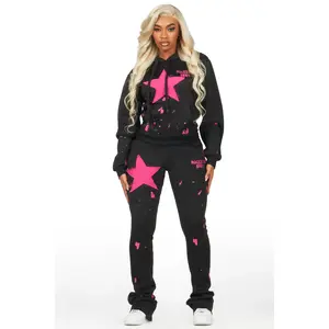 Aeriana Black/Pink Super Stacked Trackset