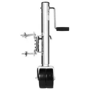 【GARVEE】1500 lbs Boat Trailer Jack with 6 Inch Dual Wheel, Heavy Duty Swivel Trailer Jack 13 inches Lift, Zinc-Plated Finish for Boat, RV, Trailer, Camper