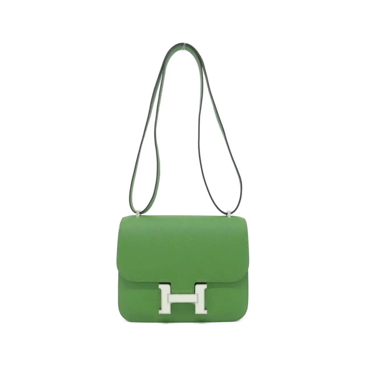 Pre-owned HERMÈS Calfskin Shoulder Bags Hermes Constance3 Mini Epsom Shoulder Bag