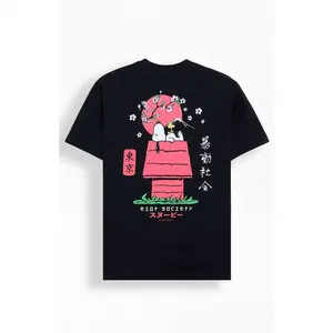 Riot Society Men's Snoopy Kanji T-Shirt - Multicolor