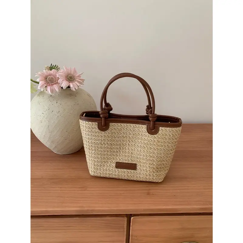 leather beach bag - TikTok Shop display picture 1
