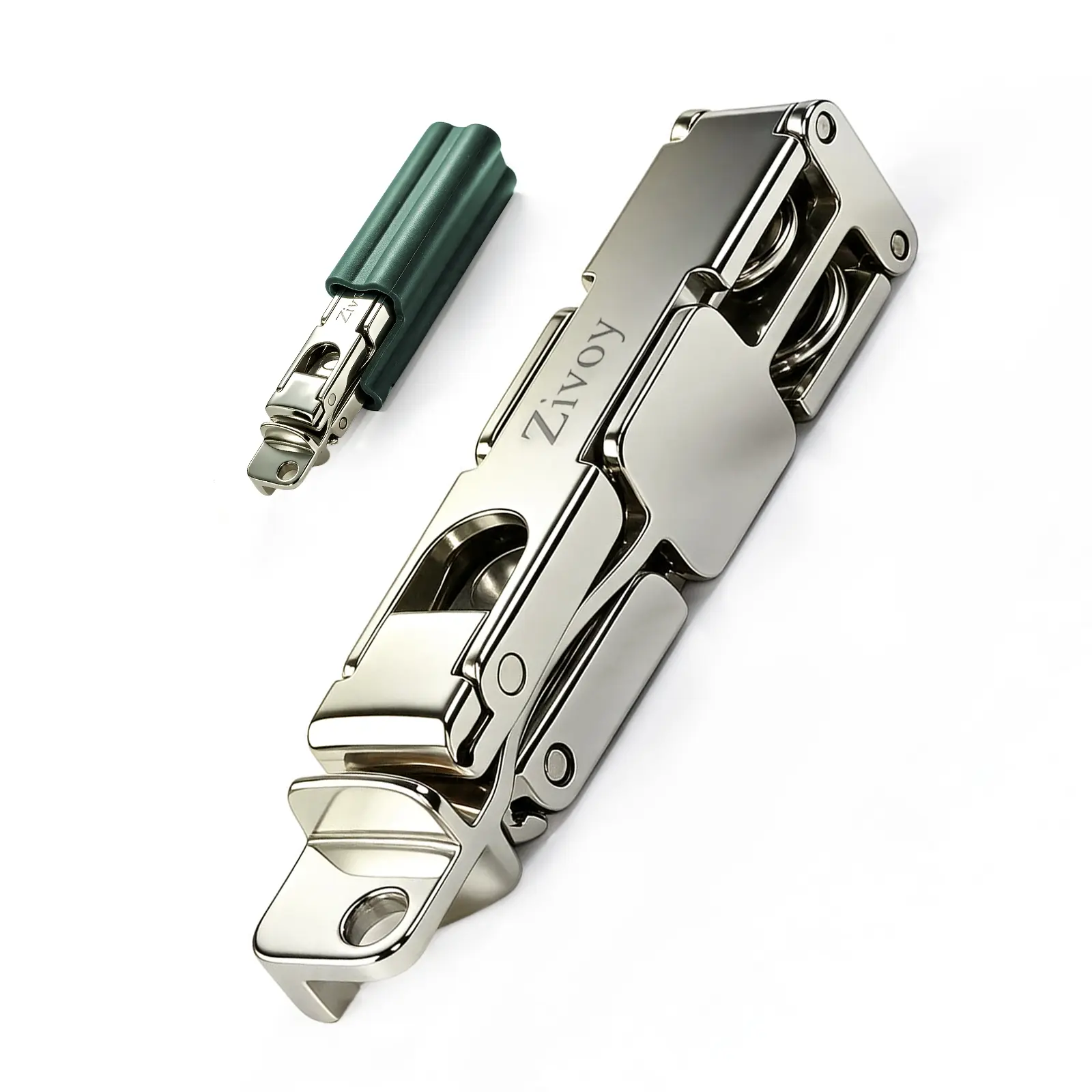 Zivoy 2-in-1 Double Head Nail Clipper Set | Flat Edge for Daily Trimming + Slanted Edge for Ingrown Nails & Hangnails, Thick Nail Specialist, Portable Manicure Must-Have for Home & Travel