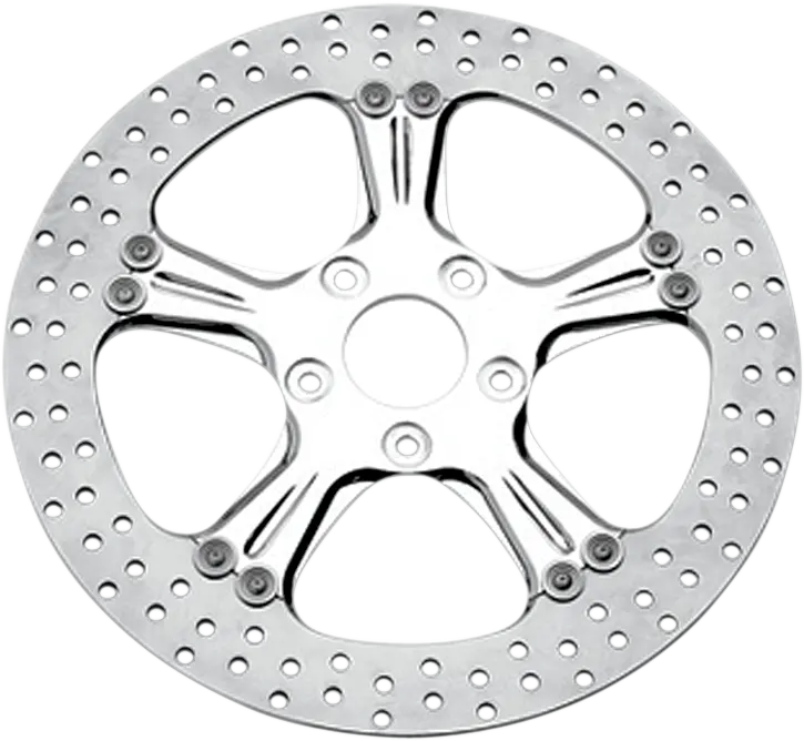 PERFORMANCE MACHINE (PM) Two-Piece Front Brake Rotor - Left - Wrath - Chrome - 11.8" - '06-'17