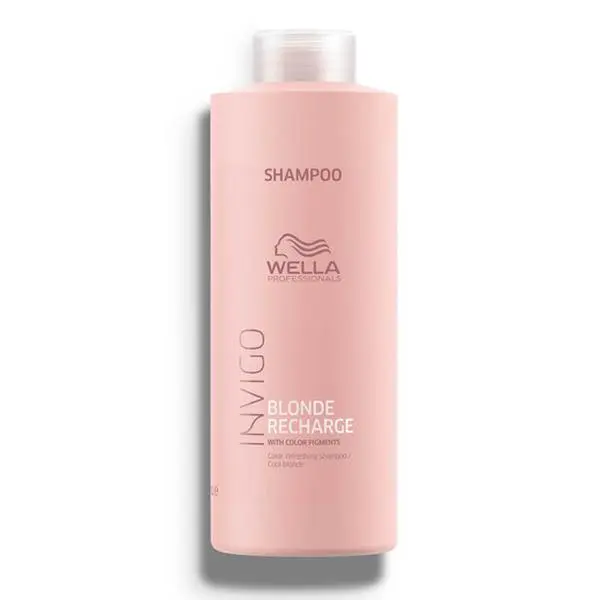 Wella Professionals - INVIGO Blonde Recharge Color Refreshing Shampoo, Cool Blonde Wella Professionals - INVIGO Blonde Recharge Color Refreshing Shampoo, Cool Blonde