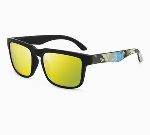 Square Polarized Wrap Sunglasses Lightweight Sport Eyewear for Outdoor Activities Anti-Glare UV Protection for Biking Hiking