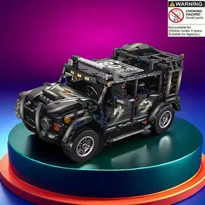 1:14 Scale Building Blocks Car Model, Assembly Toy for Boys, Off-Road Vehicle Construction Kit, Educational Playset