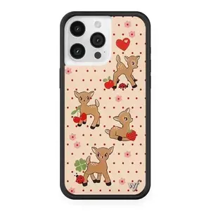 New Wildflower 3D WF Strawberry Phone Case for iPhone 12 13 14 15 16 17 Pro Max Plus Funda Cute Cherry Cartoon Protective Cover designer