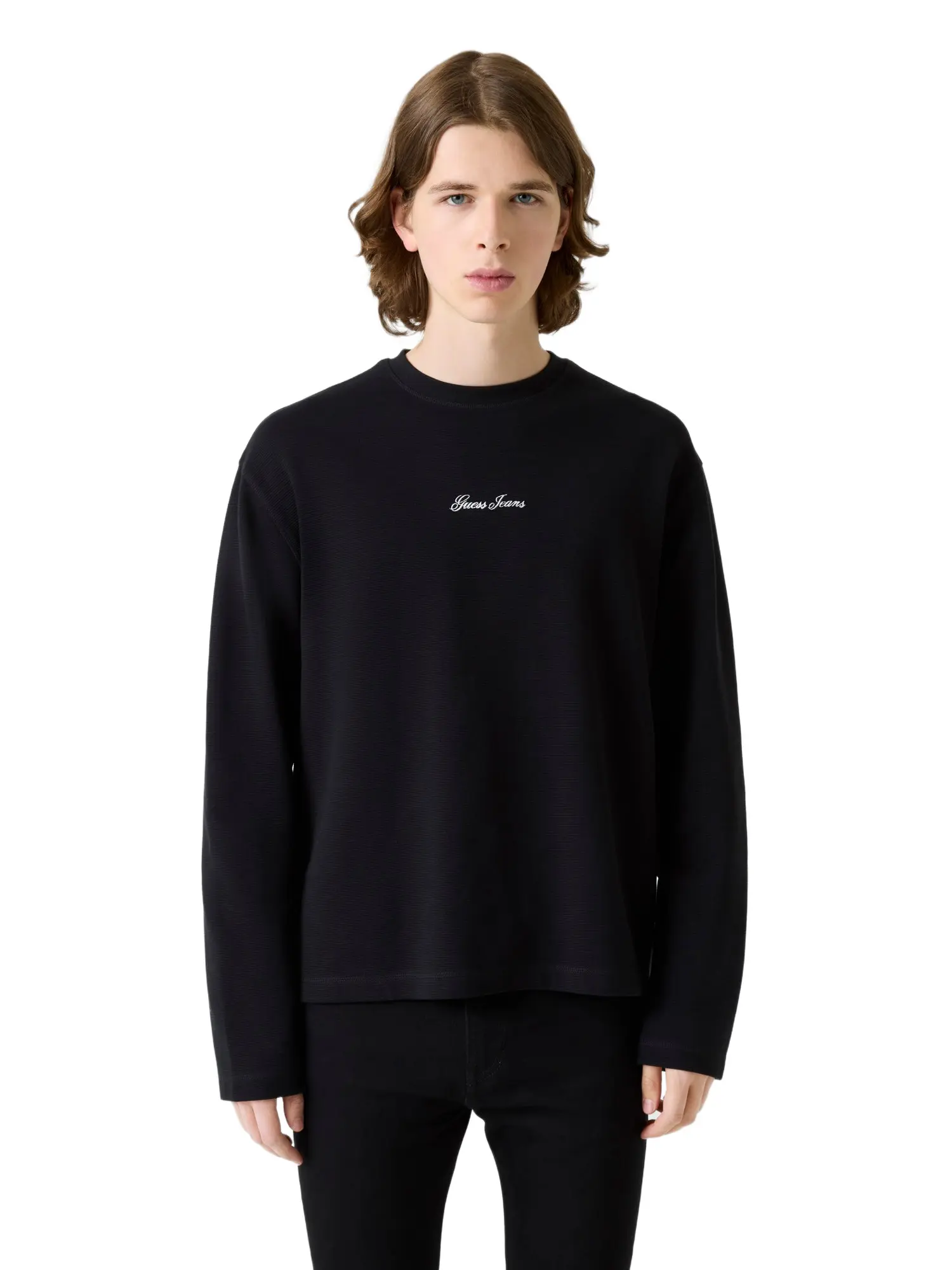 GUESS Jeans Male Boxy fit knit t-shirt