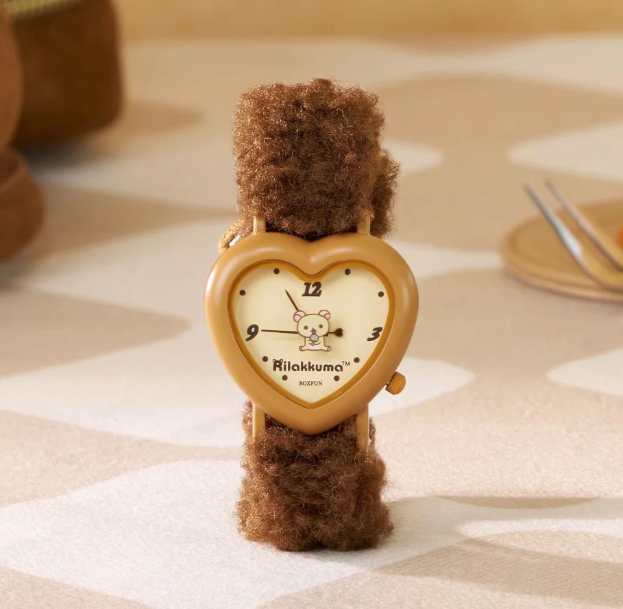 Rilakkuma Gulugulu Moments Series Wristwatch, Official Rilakkuma Merchandise, Cute Unisex Watch Blind Box for Guys and Girls, The Perfect Surprise Gift for Fans and Collectors, Soft Strap Comfortable for Daily Wear