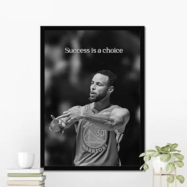 Naia - Wooden Poster - NBA - Steph Curry