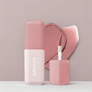 Barvena Blurry Lip Duo - Nude Blur Tint & Soft Velvet Matte Lip & Cheek Stain with Airbrushed Finish Vegan Cruelty-Free Makeup for Everyday Use - Gloss Lipgloss Flawless Natural Look - Lipstick