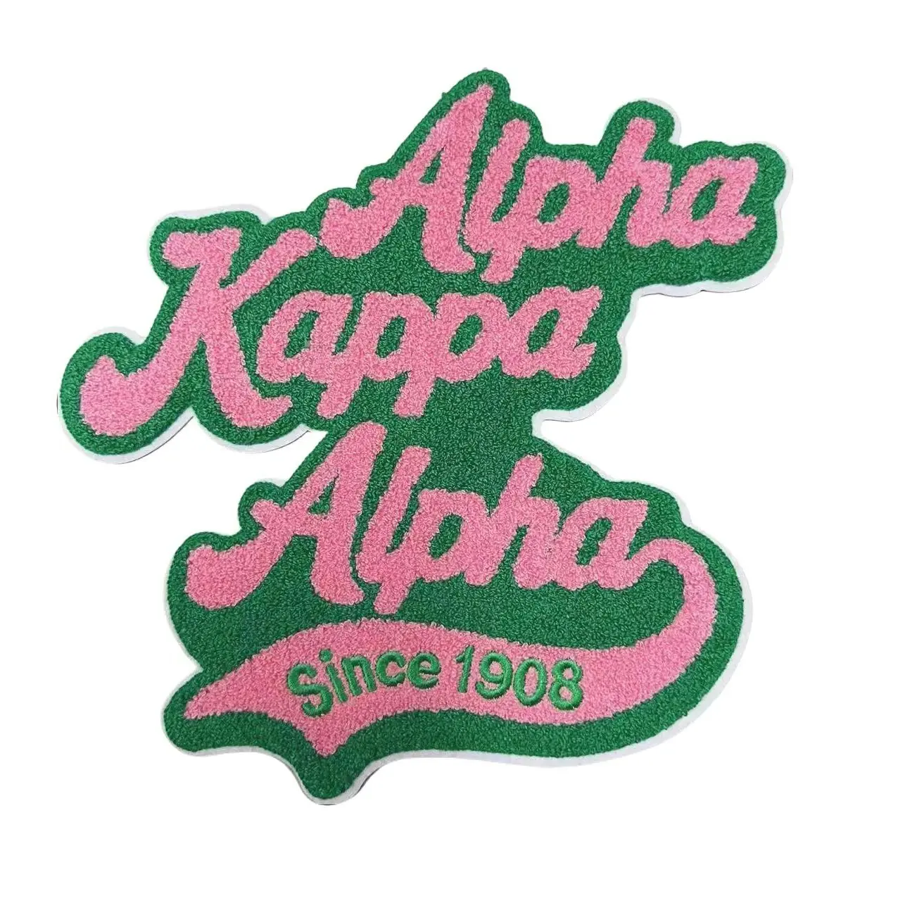 AKA Cotton Embroidered Letters Iron-On Patches - Letter Embroidery Design Fashion Accessories for Clothing, Dressmaking Projects