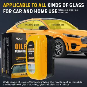 NUAN Quick Car Glass Wipes – Oil Film Remover for Safe, Clear Driving in Rain