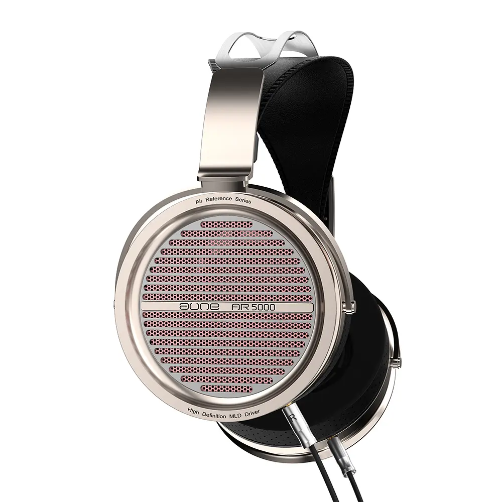 Aune AR5000 Full-size Open-back Headphones with MLD Driver, Dynamic Driver, Detachable Cable, Over-ear HiFi Headphones, Hi-Res Audiophile Headphones for HiFi System, Home Audio, DAP, HiFi Player