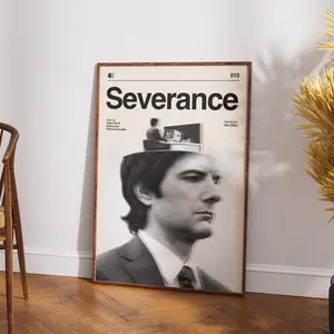 [No frame] Severance Retro Movie Poster