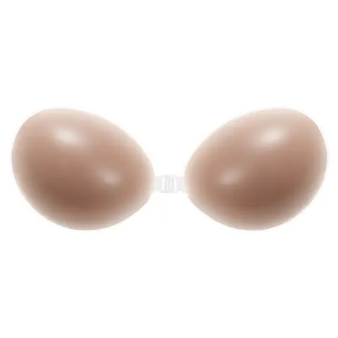 Wingslove Invisible Adhesive Sticky Bra Silicone Push up Strapless Bra for Backless Dress with Nipple Covers