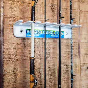 Vertical Wall Mount Fishing Rod Rack (Small)