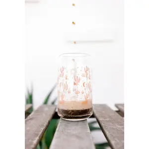 Cactus Glass Can