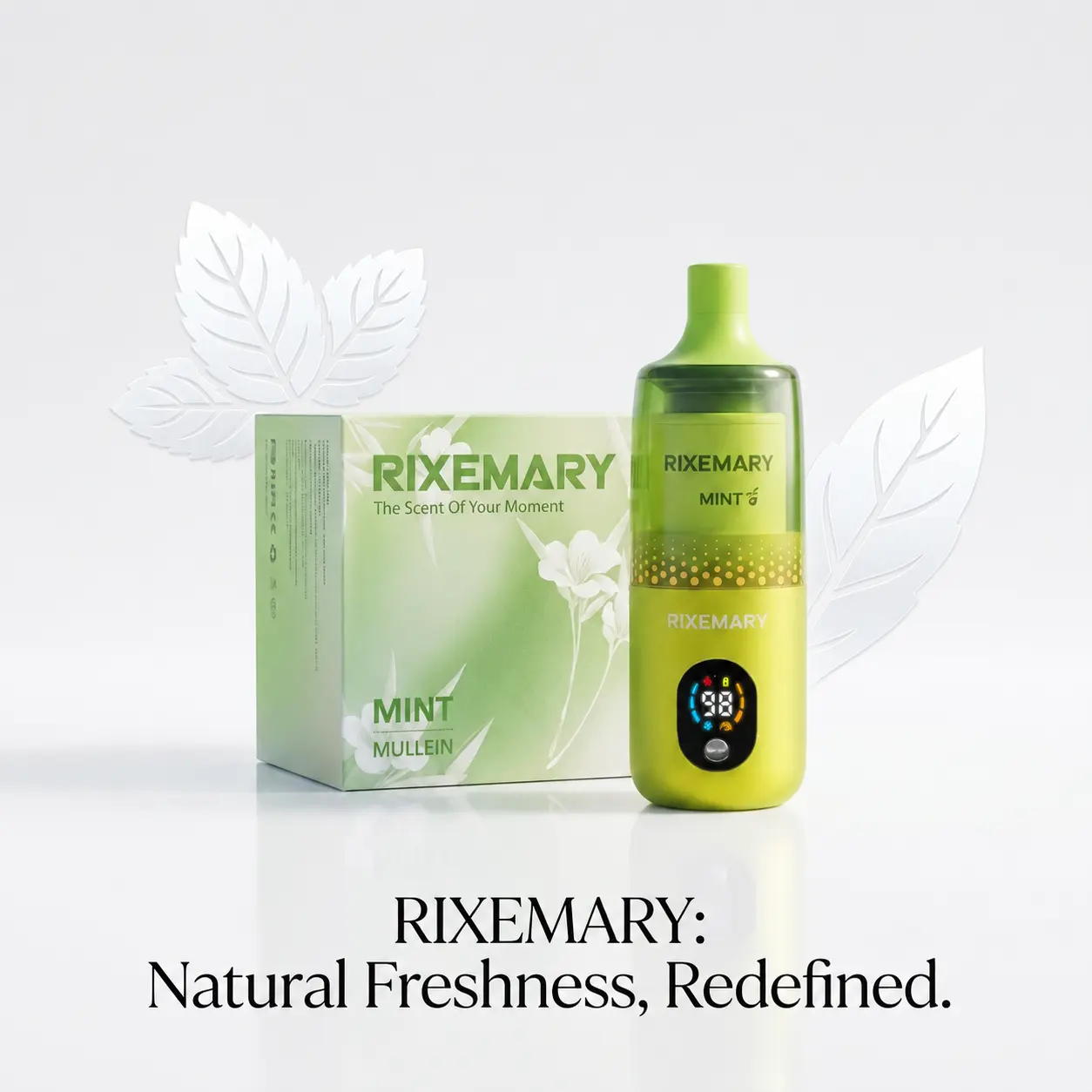 Portable air freshener with natural essential oil diffuser, suitable for indoor, car, and outdoor use, featuring minty freshness scent hotel incense