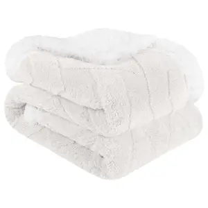 Superior Reversible Jacquard Fleece Blanket- King