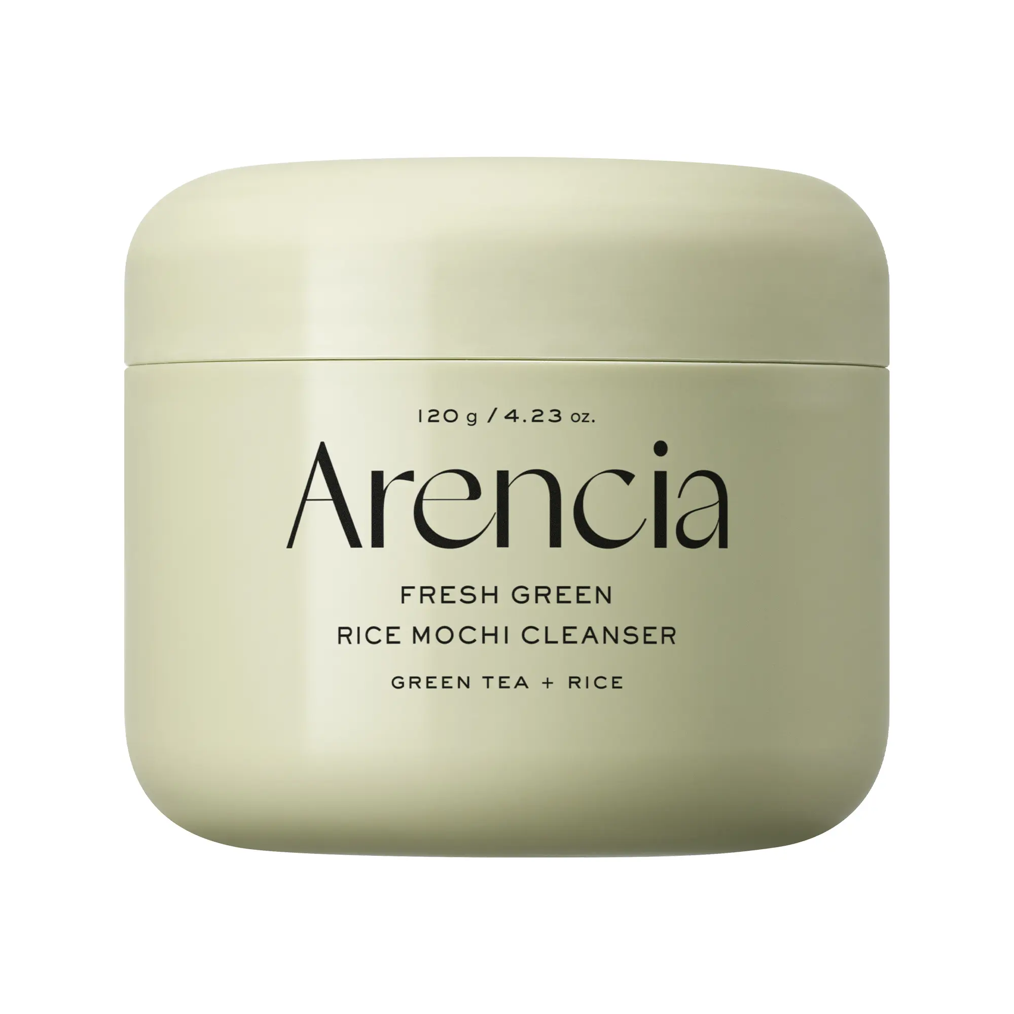 [Arencia] Fresh Green Rice Mochi Cleanser 4.23 oz. (120g)ㅣ Gentle Foaming Facial Cleansing for Clogged Pores and Acne-Prone Skin
