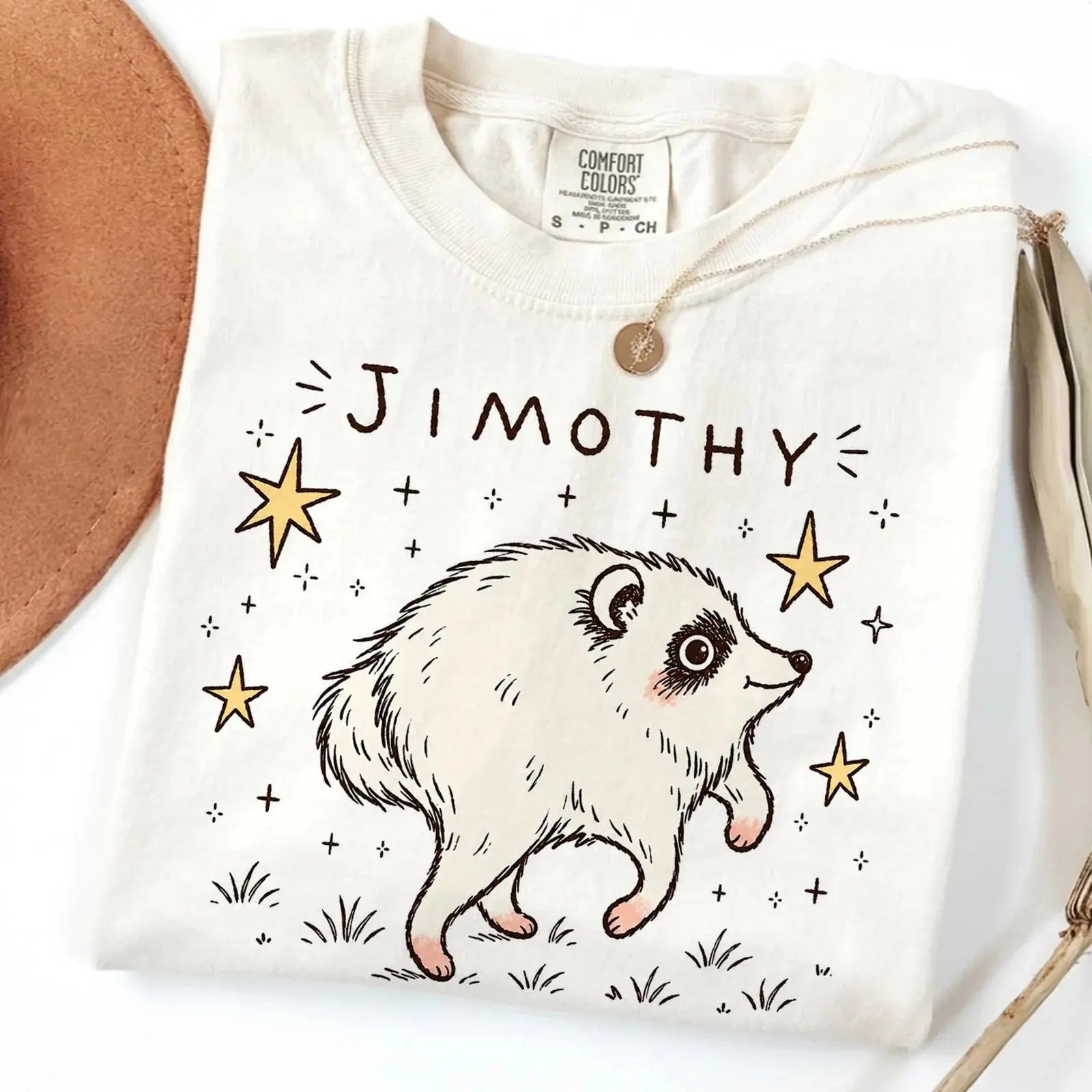 Comfort Colors Jimothy Raccoon T-Shirt, Short King Jimothy T-Shirt, Cute Trash Panda Graphic Tee, Famous Seattle Raccoon Tee, Cute Baby Raccoon Shirt, Funny Animal Lover Gift, Retro Vintage Meme Apparel, Trendy T-Shirt for Women and Men