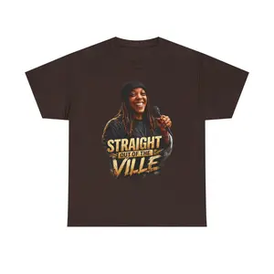 T-Fancy Straight Out of the Ville T-Shirt | Comedian Portrait Graphic Tee