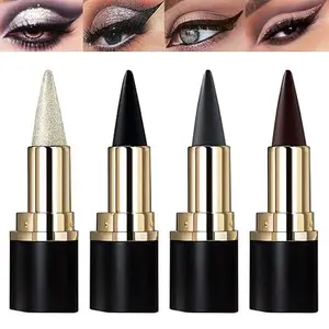 Multifunctional Solid Waterproof Eyeliner Pencil, High Pigment Eye Liner & Lip Liner, Ideal for Beginners, Long-Lasting Smudge-Proof, Smooth Application, Eye Makeup Products