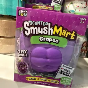 SmushMart Grape Squishy  | Scented Jumbo Sensory Toy