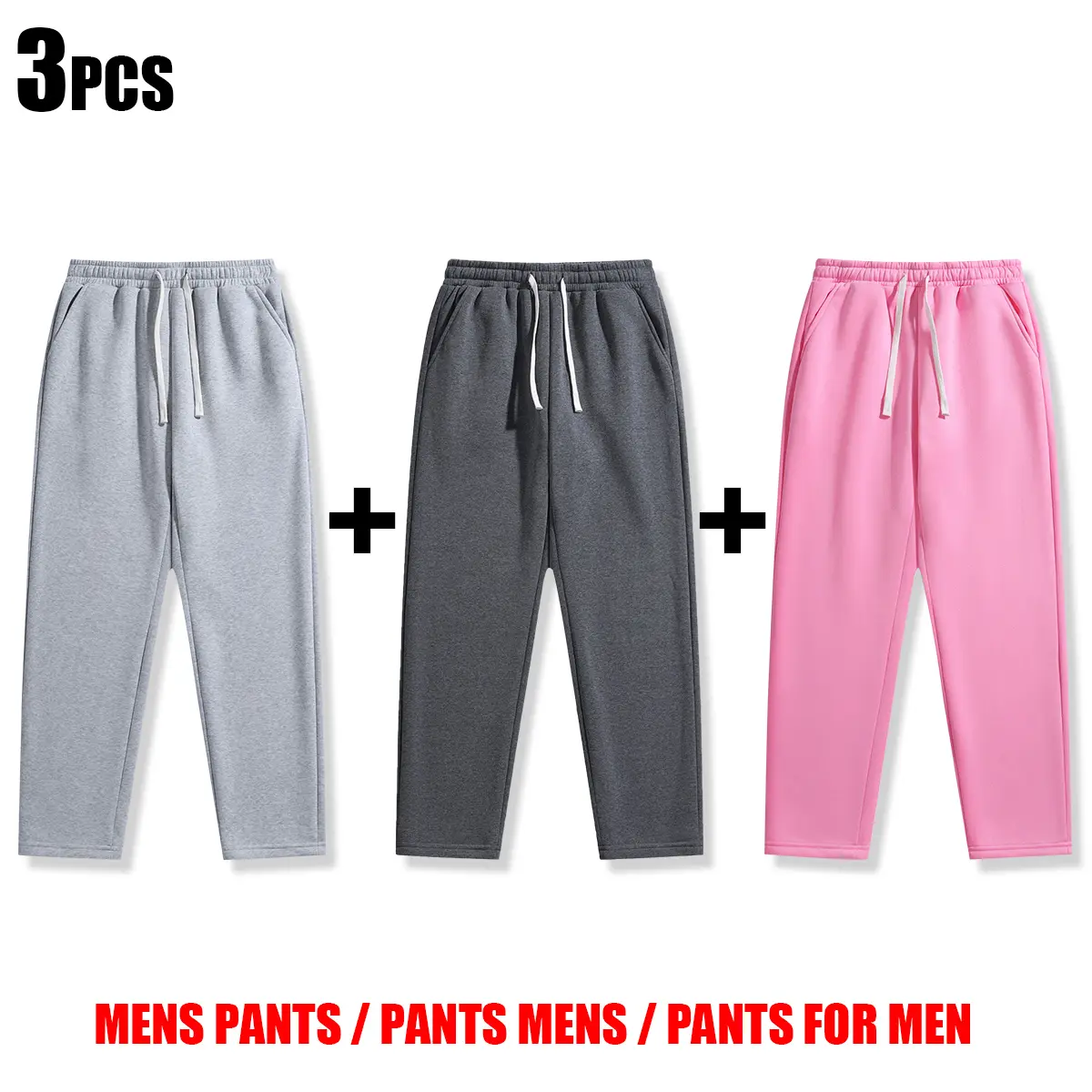 Pink - Light Gray - Dark Gray