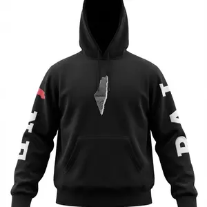 Palestine Hoodie "RIVER TO THE SEA" Puff Print Design