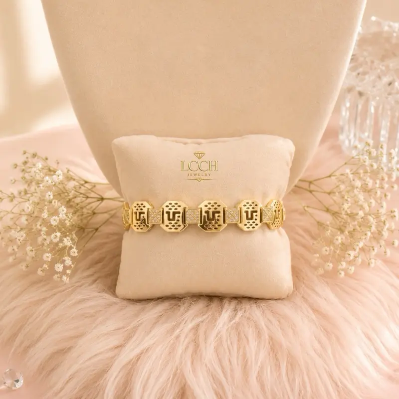 #91 Bracelet - High-quality 14K gold-filled with a protective coating for everyday wear. 19cm
