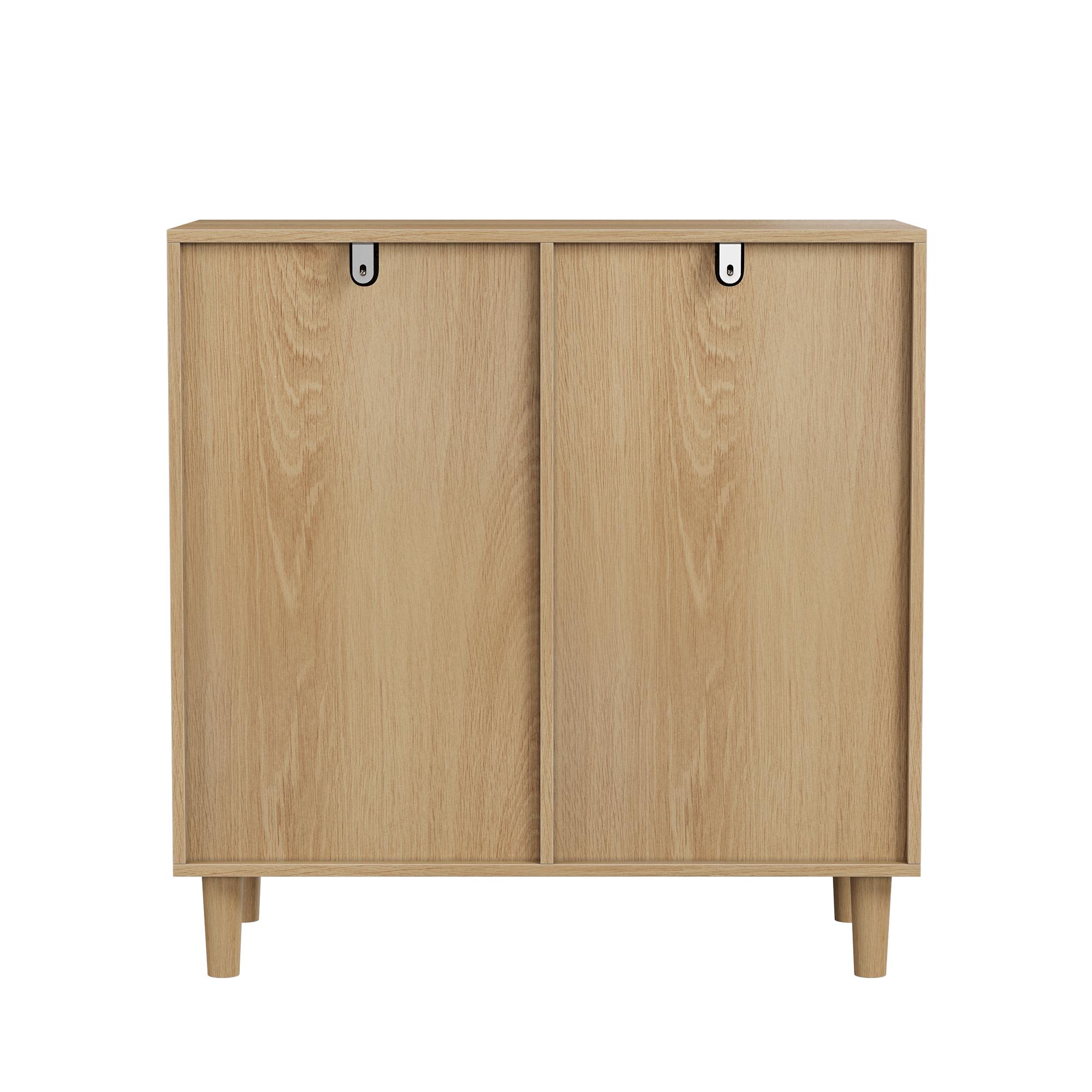 Sloping laundry basket with removable inner basket, concealed laundry basket, bathroom laundry storage cabinet, freestanding household storage rack, oak color