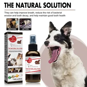Pet Tooth Cleaning Spray Dogs Remove Bad Breath Freshener Cats Oral Cleaning Dental Care Deodorization Spray Pet Supplies 30ml