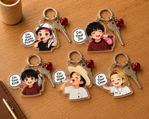 Funny Meme Chibi Mexico Concert Acrylic Keychain