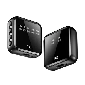 Square Mic Series Wireless Lavalier Microphone for Phone Live Streaming Recording Noise Reduction Outdoor Clip Mic