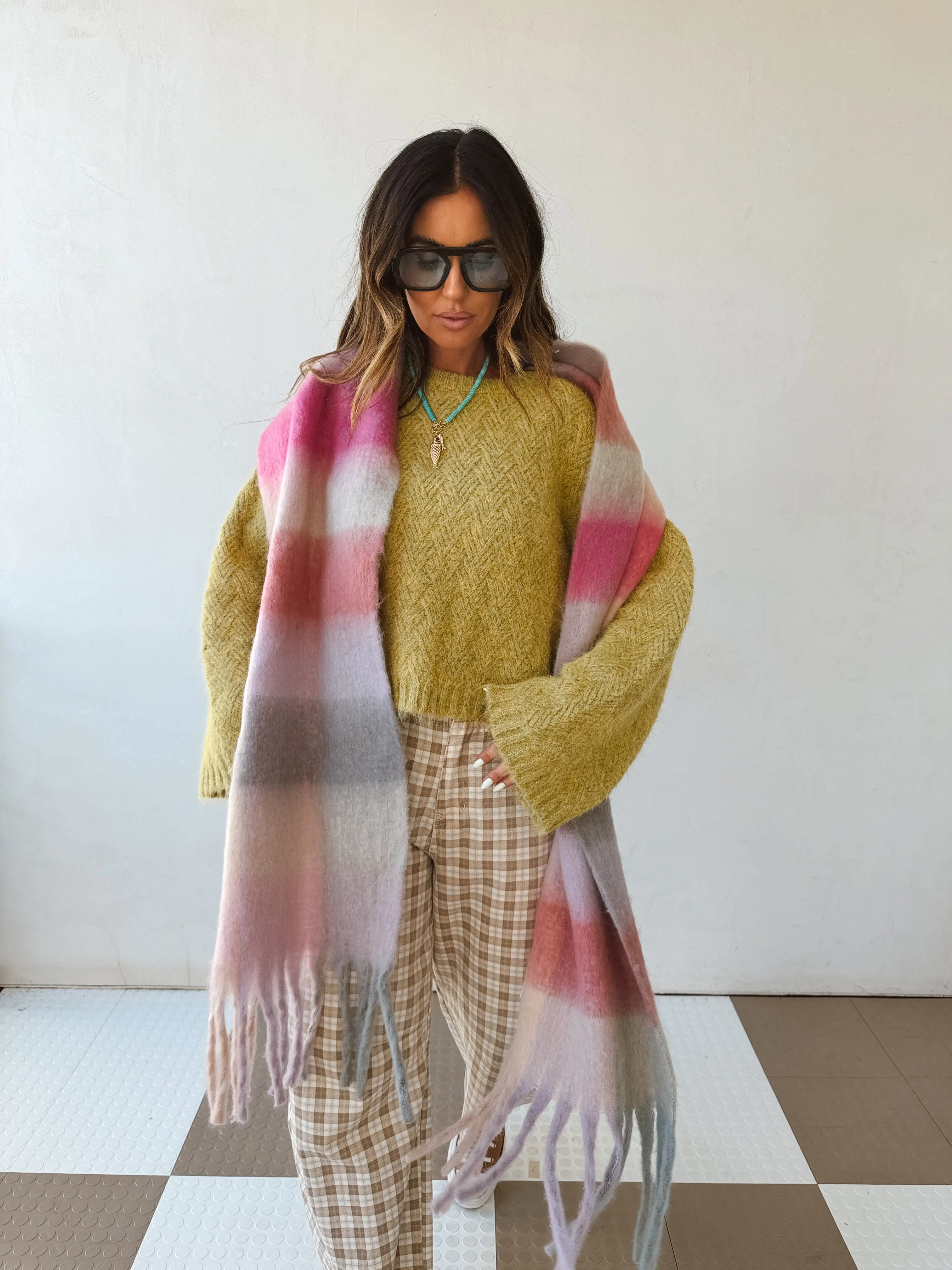 Lavender Pink Scarf