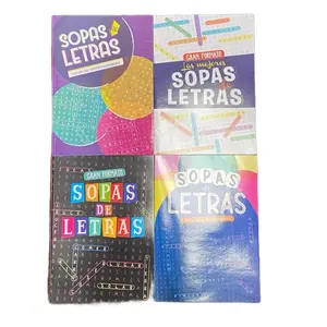 Paquete de 4 Libros de Sopa de Letras Variadas / 4-Pack Variety Word Find Books