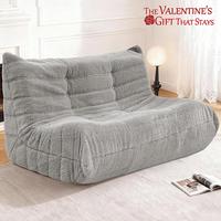 Light Grey - Teddy - Love Seat
